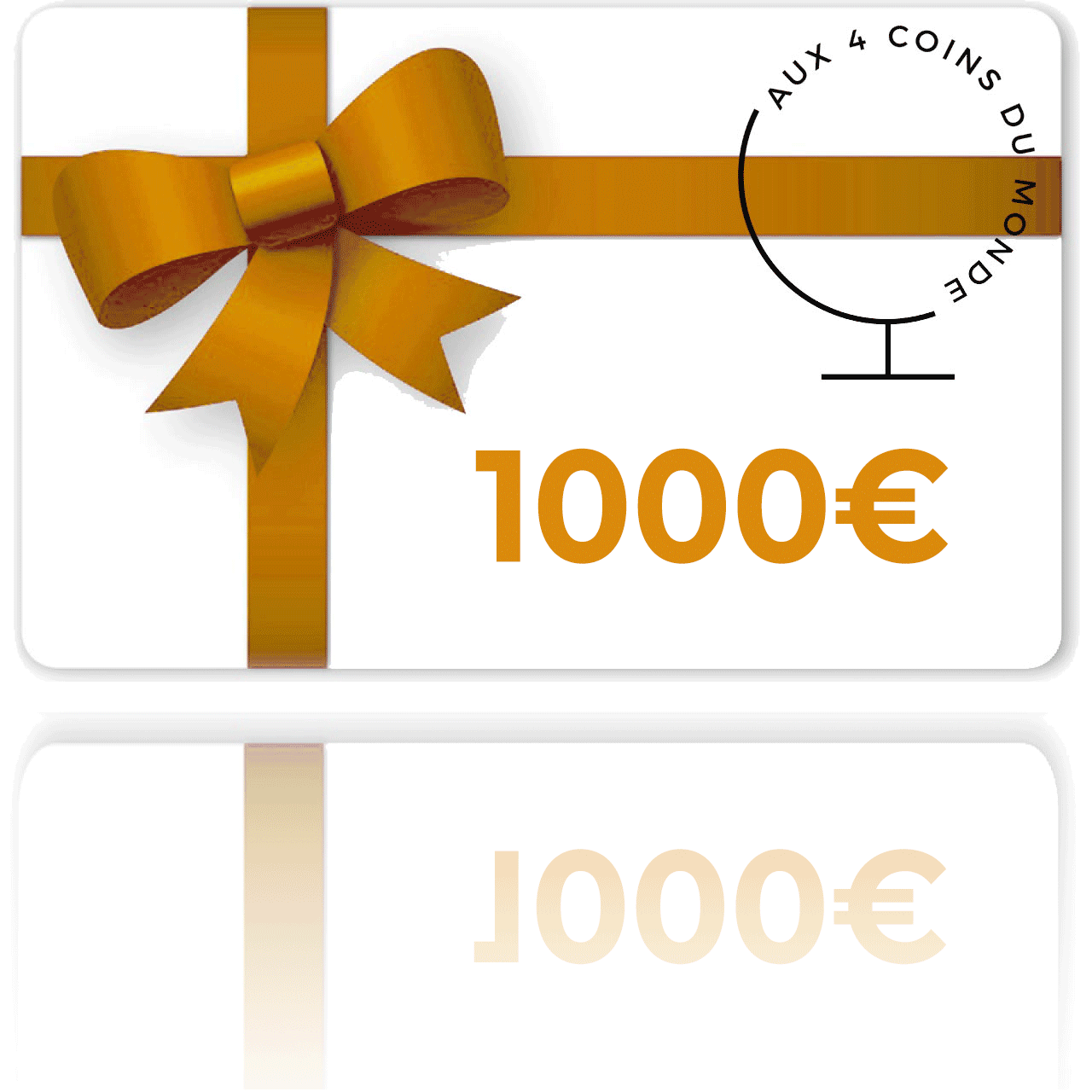 Carte cadeau valable en magasin 1000€