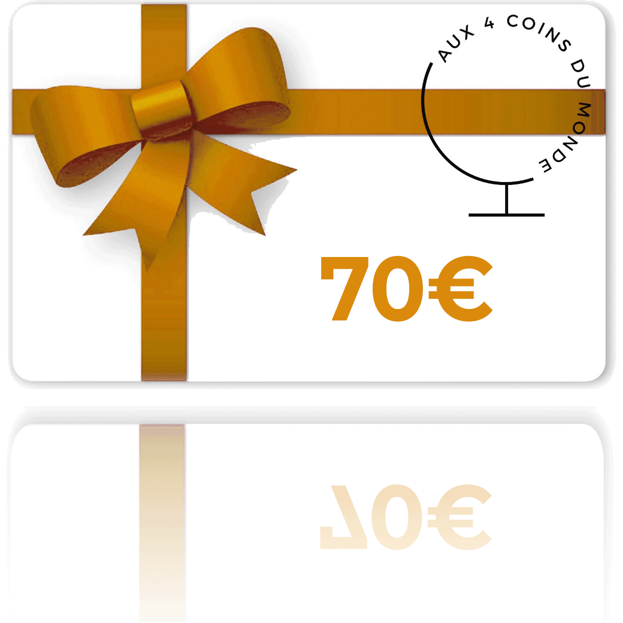 Chèque cadeau de 70€